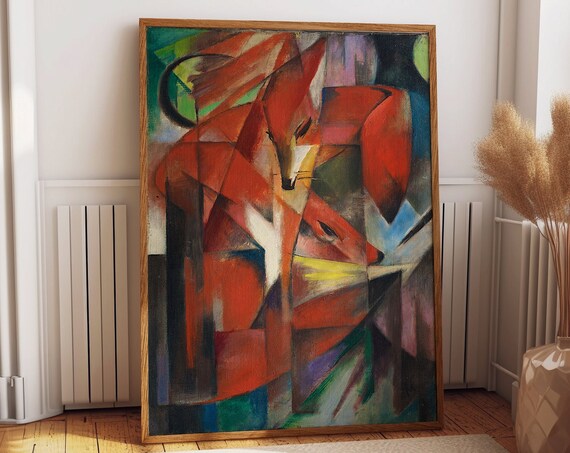 The Fox by Franz Marc, Expressionist Animal Art