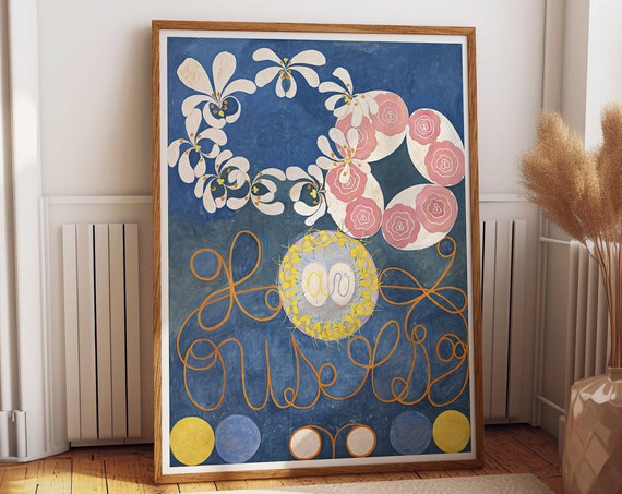 Hilma Af Klint-Inspired Abstract Art Wall Print