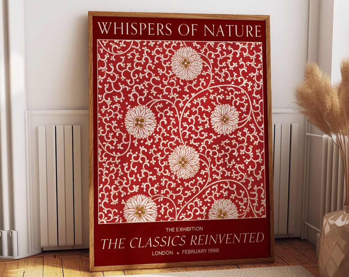 Whispers of Nature London Floral Exhibition Art Print