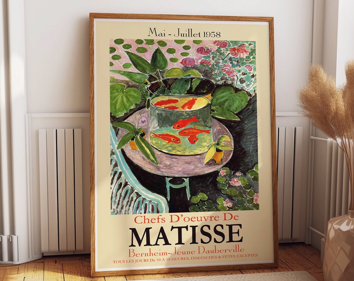Matisse's Masterpieces, Authentic French Exhibition Artwork