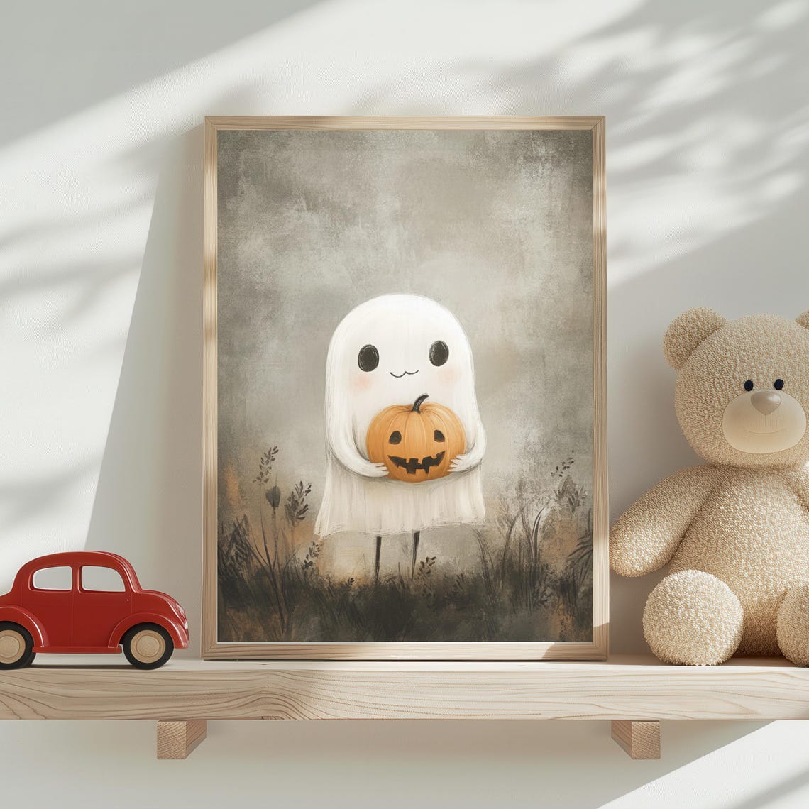 Whimsical Halloween Print Playroom Spooky Decor