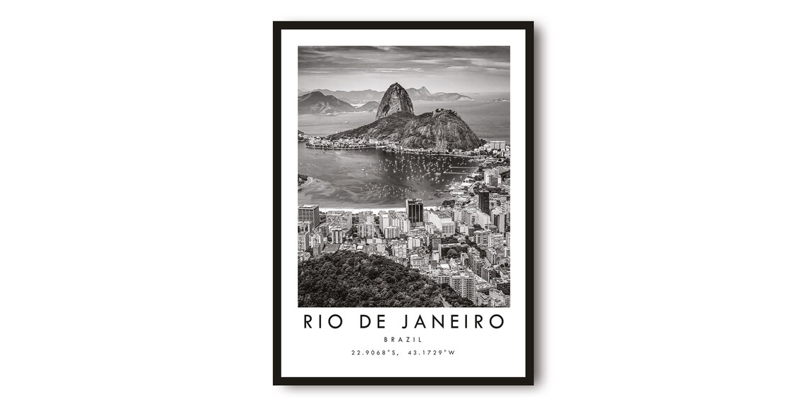 Rio De Janeiro Brazil Travel Poster