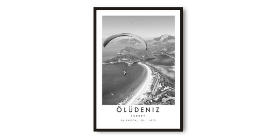 Oludeniz Turkey Minimalist Travel Poster Art Print