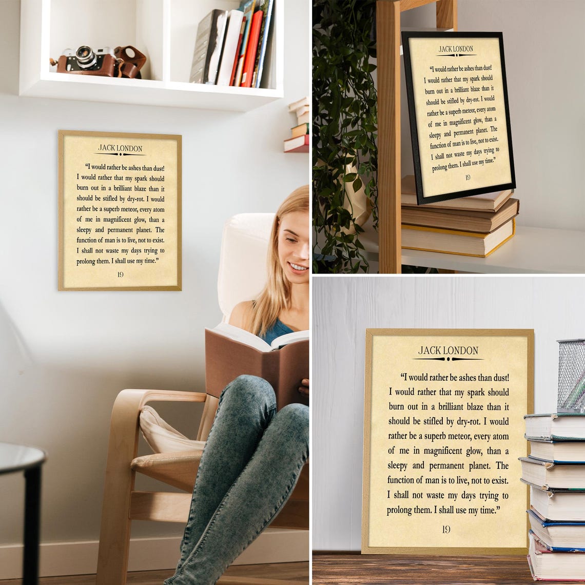 Jack London Adventure Quote, Travel Poster - Image 2