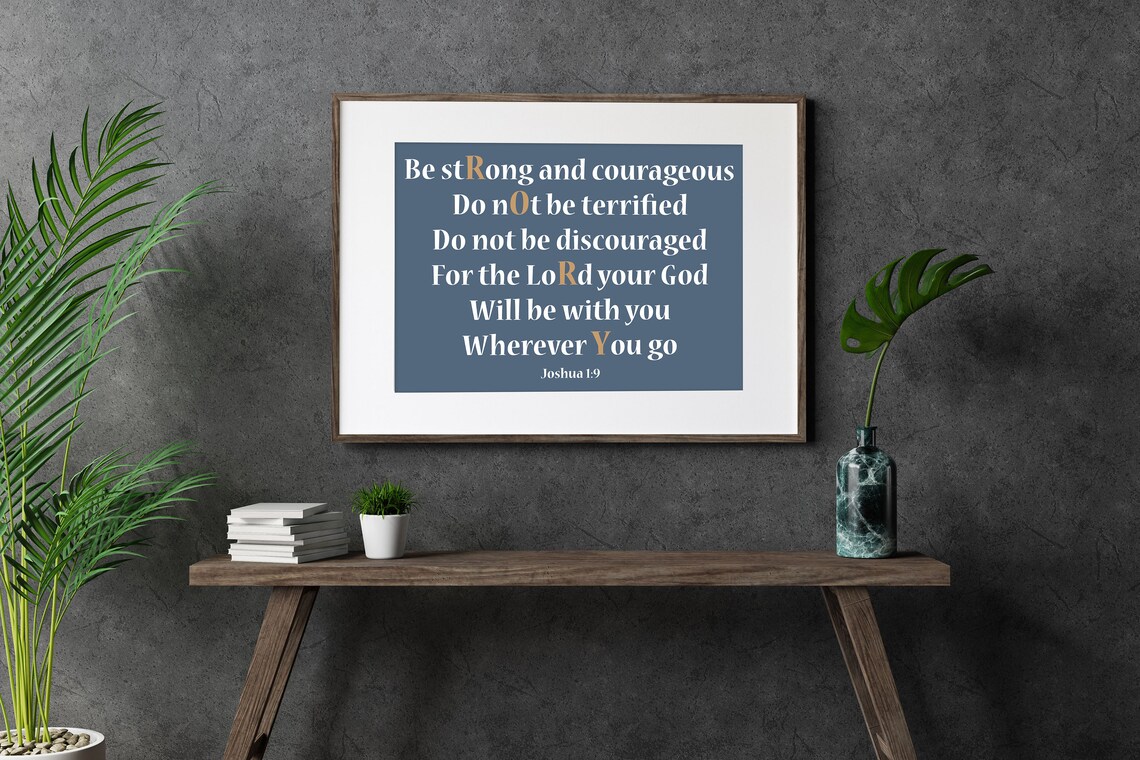 Rory Personalized Scripture Baptism Communion Art Print