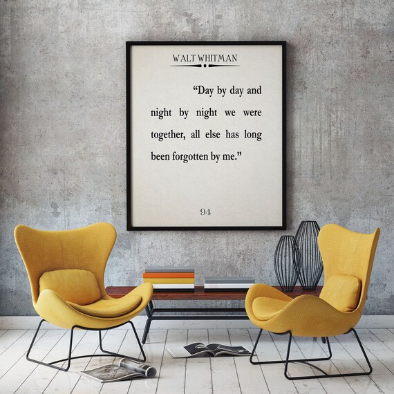 We Were Together Quote By Walt Whitman