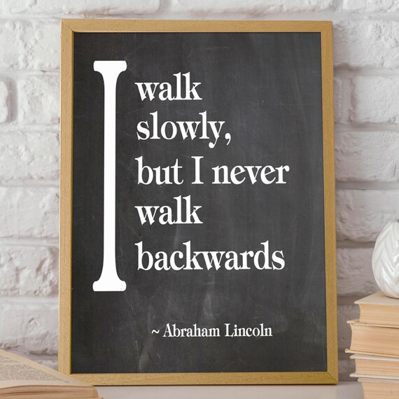 Abraham Lincoln Quote Motivational Poster