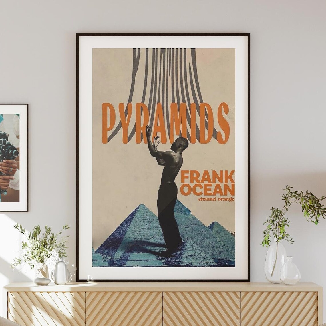 Frank Ocean Pyramids Channel Orange Retro Pyramid Graphic Music Poster