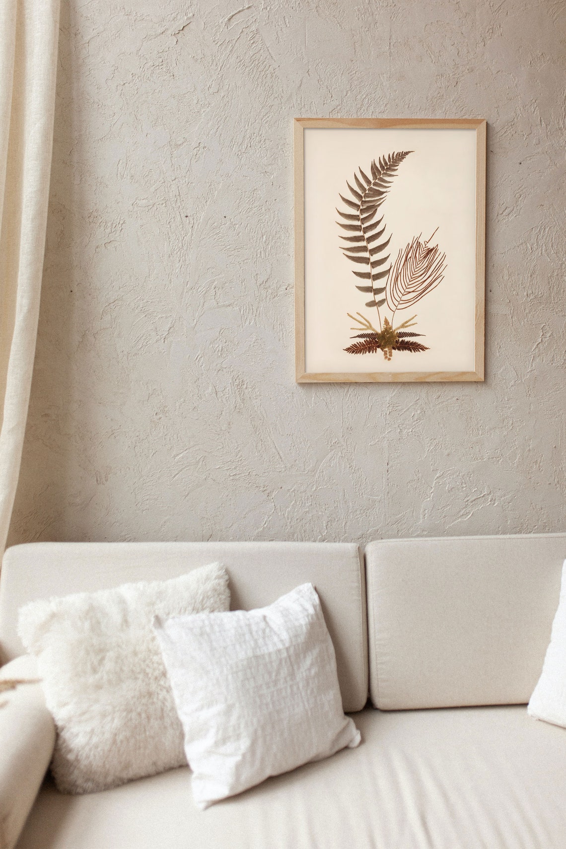 Fern Print No 01, Vintage Botanical Poster - Image 2