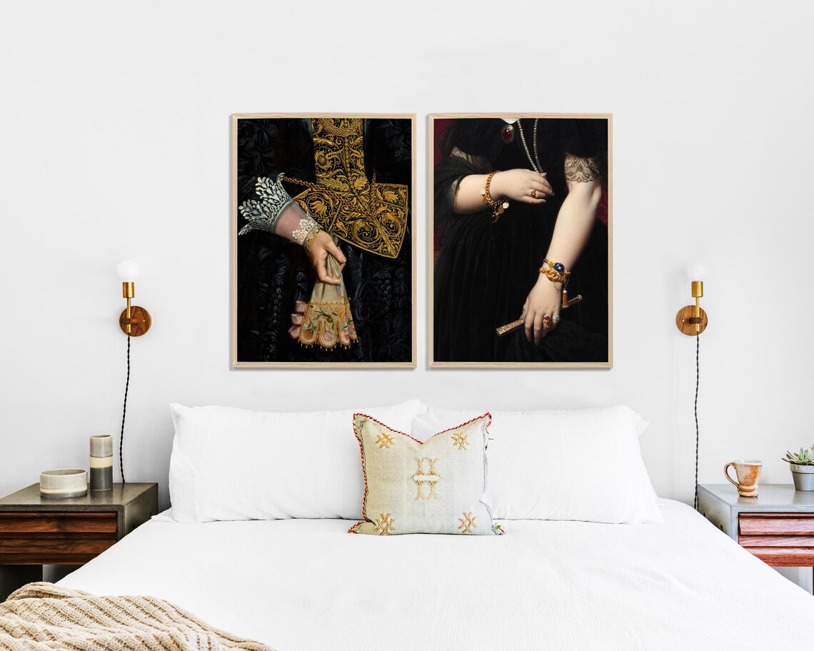 Dark Academia Decor, Moody Antique Prints - Image 2