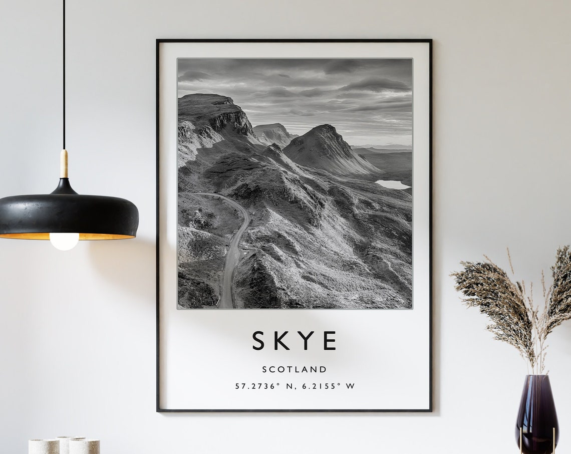Skye Travel Print Skye Travel Poster Scotland Travel Print Beach Travel Poster Sea Travel Art Travel Gift