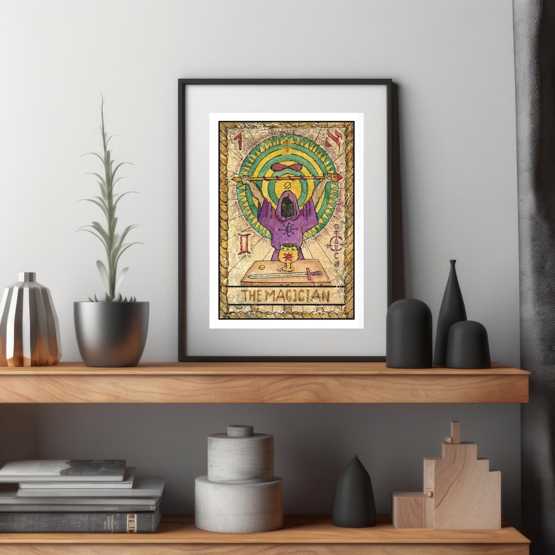 The Magician Tarot Card Wall Art Tarot Card Art Prints Witchy Gift Mystical Wall Art Prints Major Arcana Art Witchcraft Art Print - Image 3