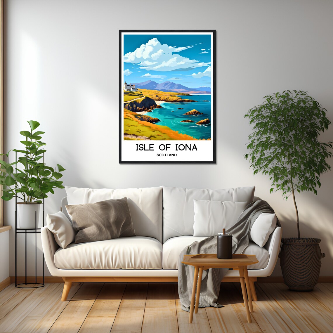 Isle Of Iona Travel Poster, Scottish Art Print - Image 2