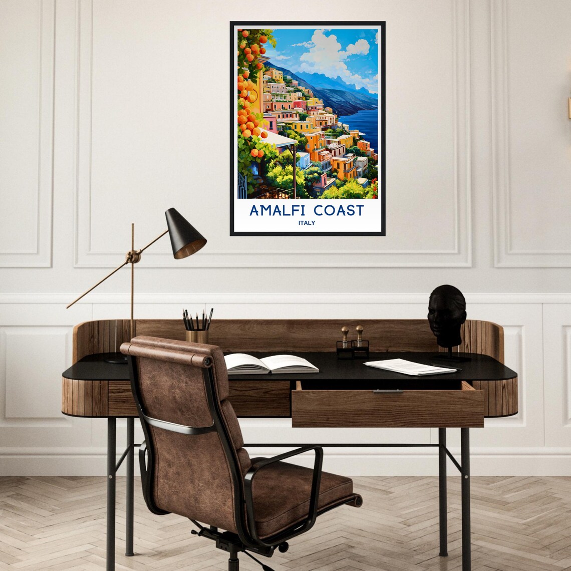 Amalfi Coast Italy Wall Decor Travel Poster - Image 2