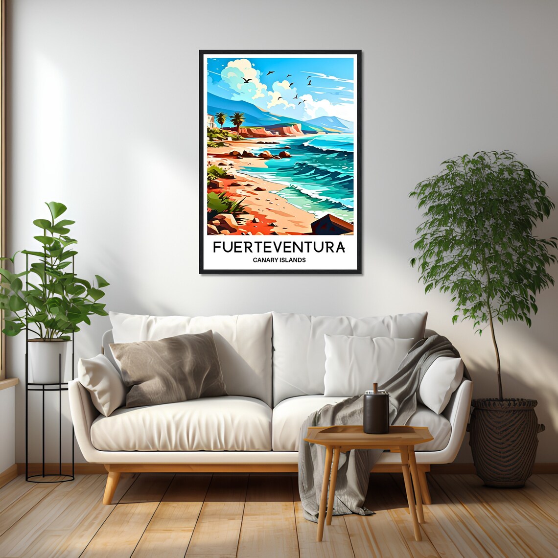 Fuerteventura Travel Poster, Spanish Island Art - Image 2