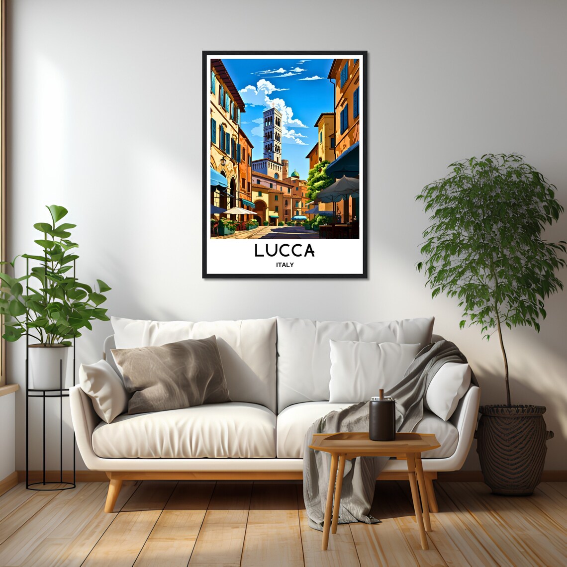 Lucca Travel Poster, Italy Lover Gift Art Print - Image 2