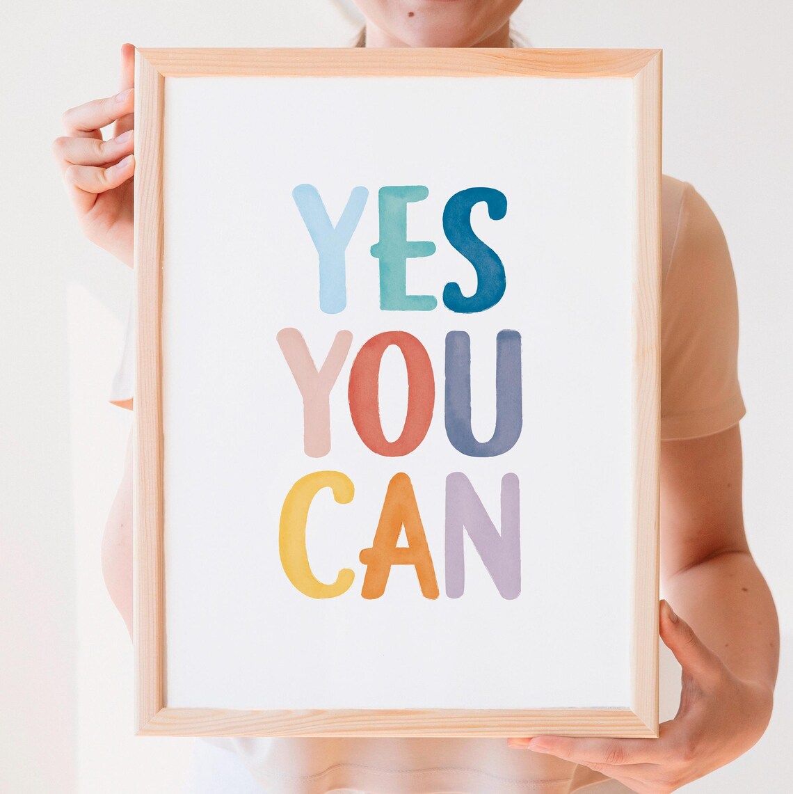 Yes You Can Poster, Kids Classroom Decor - Image 5