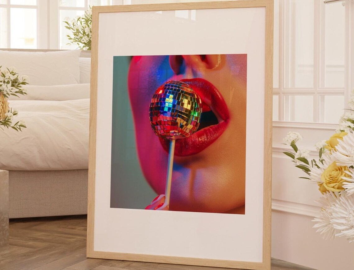 Dressing Room Disco Ball, Bar Cart Decor