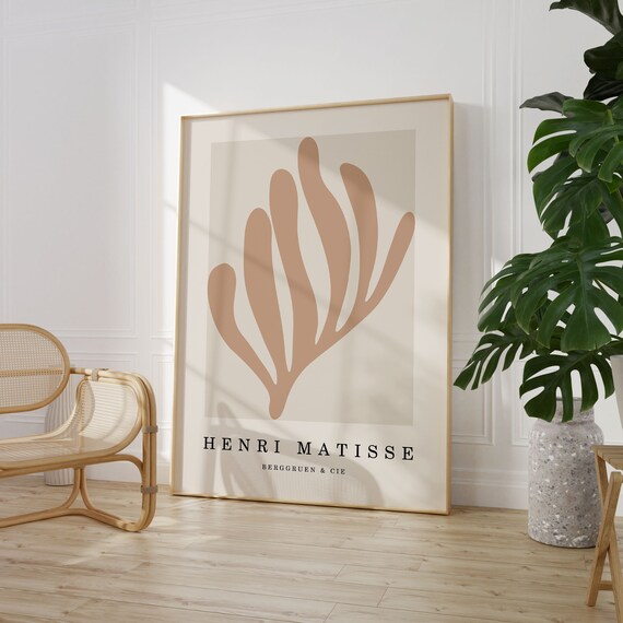Matisse Beige Cut Outs Print Neutral Tones Poster Printable Poster Modern Minimalist Art Print Set Abstract Art Print