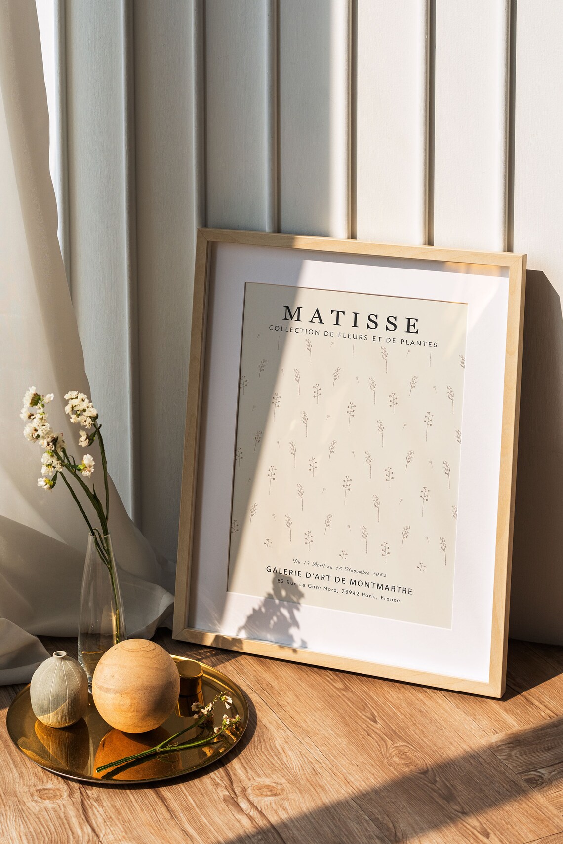 Matisse Flower Market Botanical Poster, Tokyo - Image 3