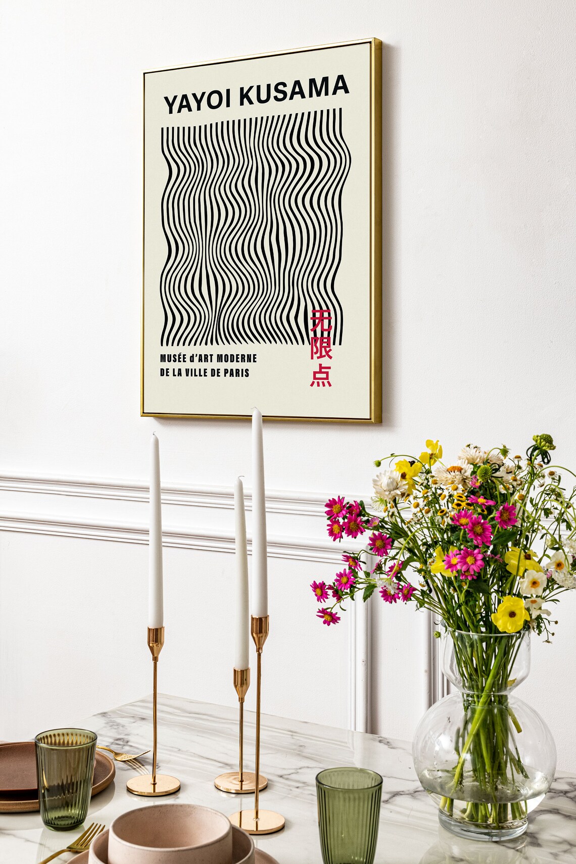 Yayoi Kusama Exhibition Poster, Japanese Decor Art Print - Image 4