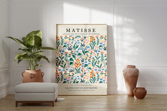 Matisse Colorful Wildflower Garden Pattern Floral Gallery Print
