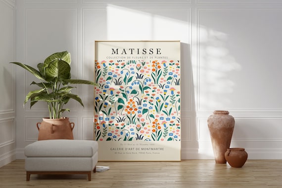 Matisse Flower Poster Flower Market Poster Matisse Print Tokyo Flower Printable Poster Matisse Plant Botanical Poster