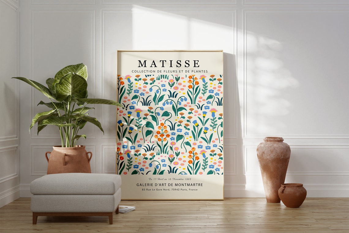 Matisse Colorful Wildflower Garden Pattern Floral Gallery Print
