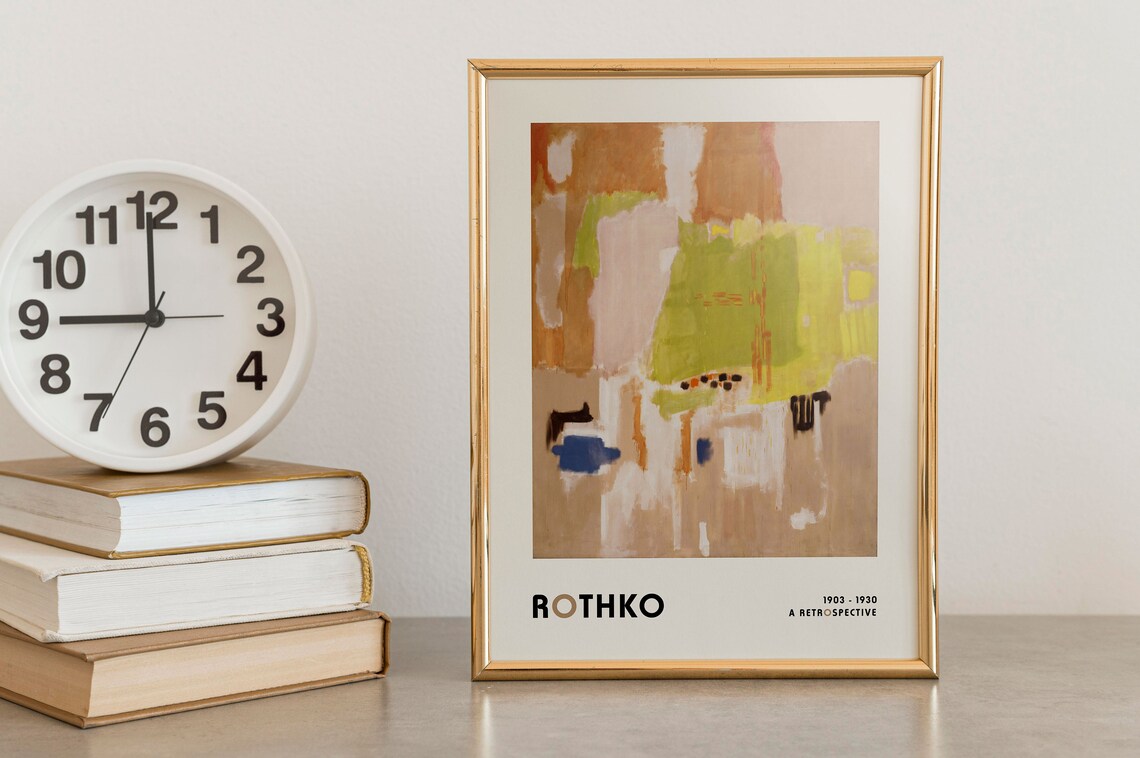 Earthtones Mark Rothko Abstract Art Print - Image 2
