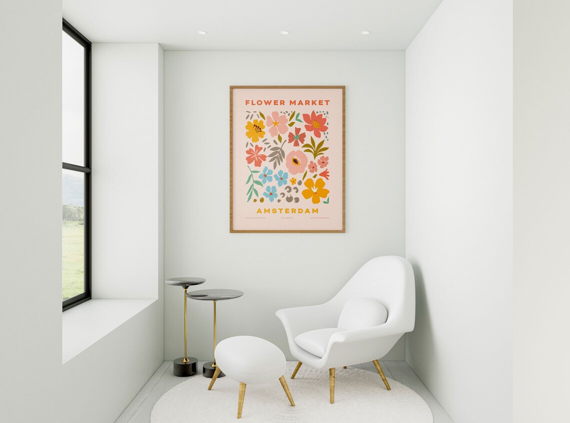 Flower Market Poster, Matisse-Inspired Art Print - Image 5
