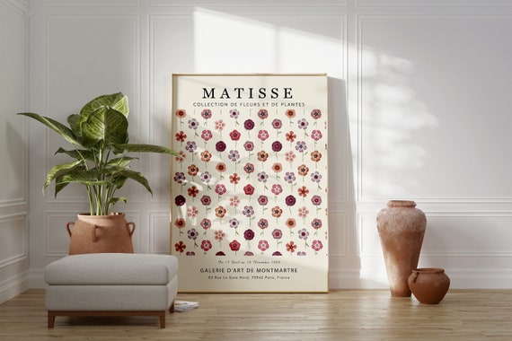 Matisse Flower Market Botanical Poster