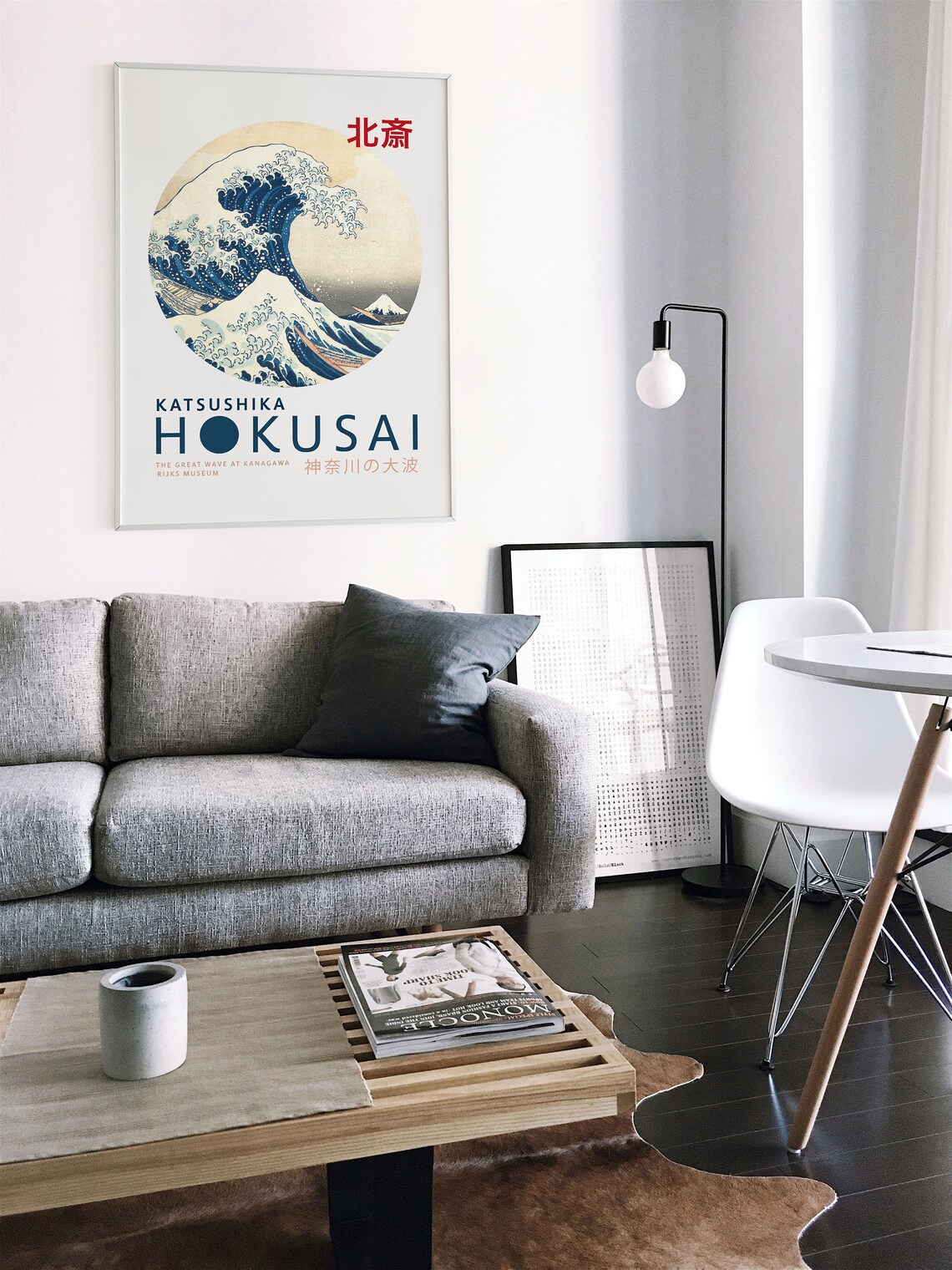 Hokusai The Great Wave Vintage Poster Print - Image 3