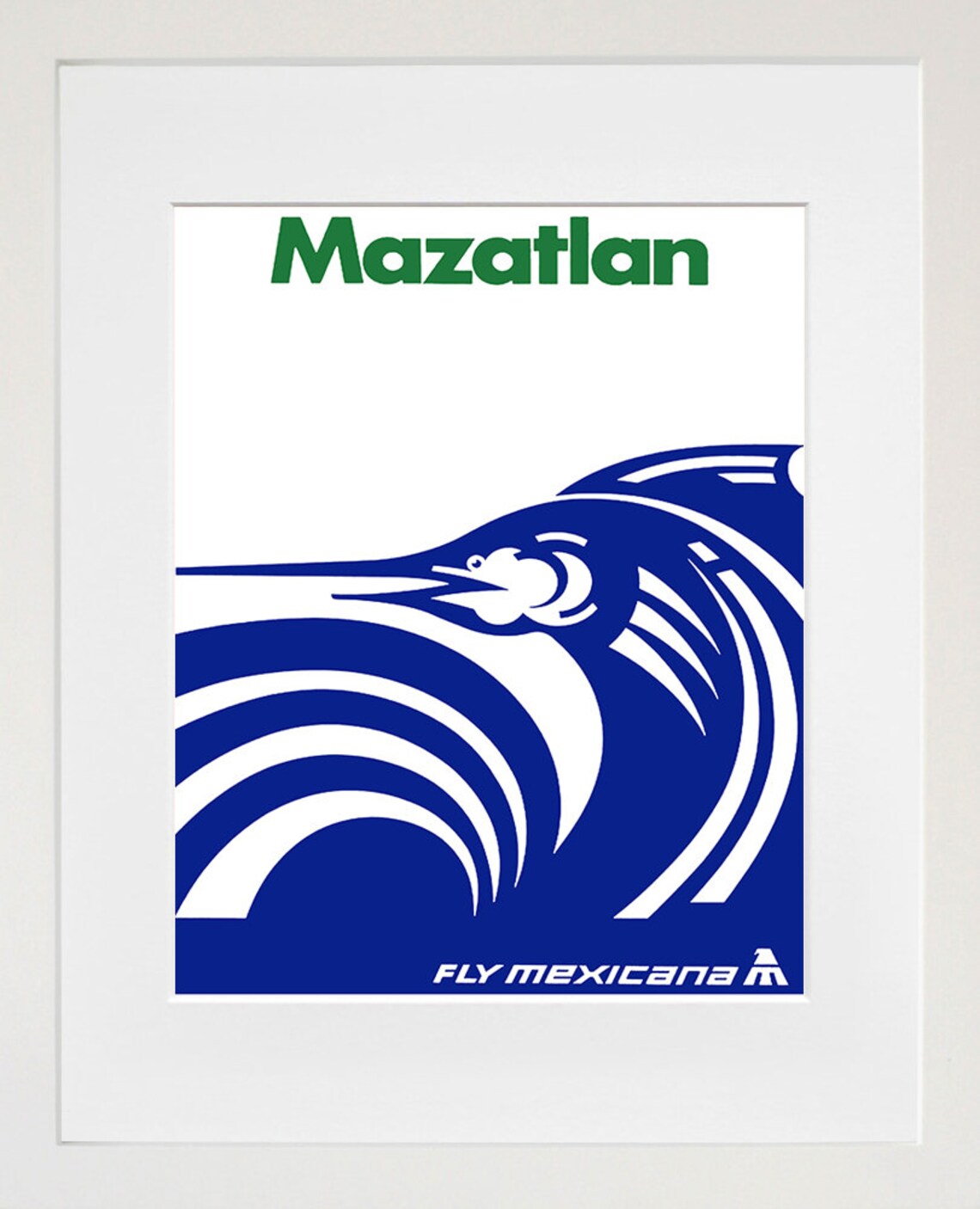 Mazatlan Mexico Vintage Travel Poster Art Print