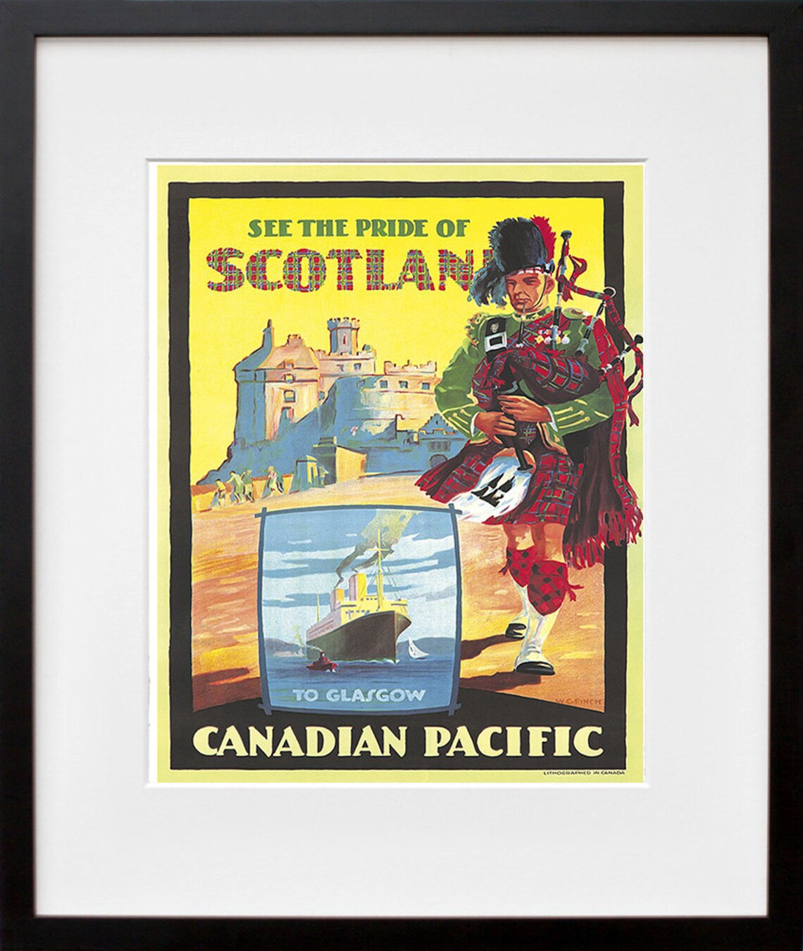 Scotland Travel Poster, Scottish Home Decor - Image 2