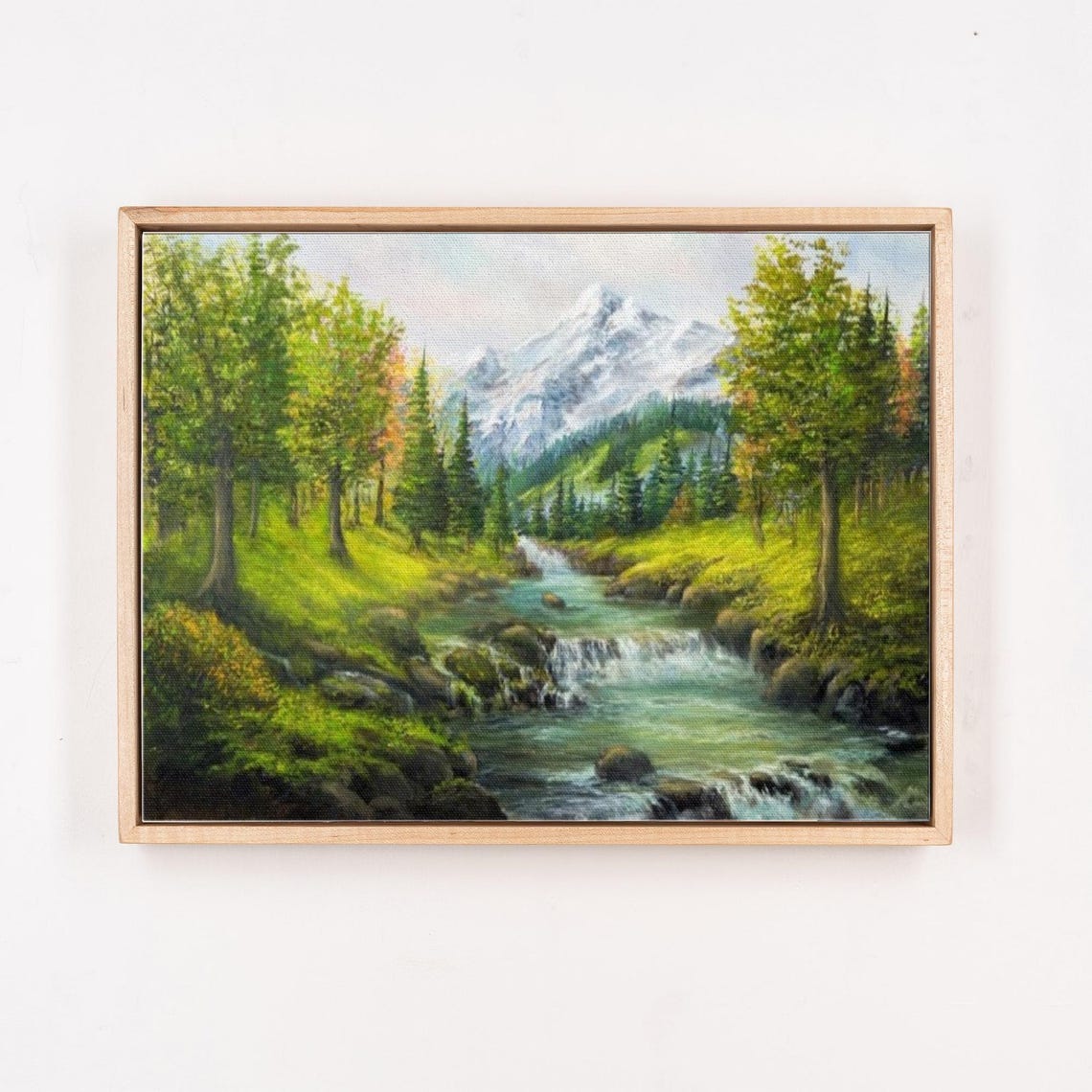Spring Mountains And Snowy Peaks Wall Art Nature Decor Nature Print Nature Wall Decor Landscape Wall Table - Image 4