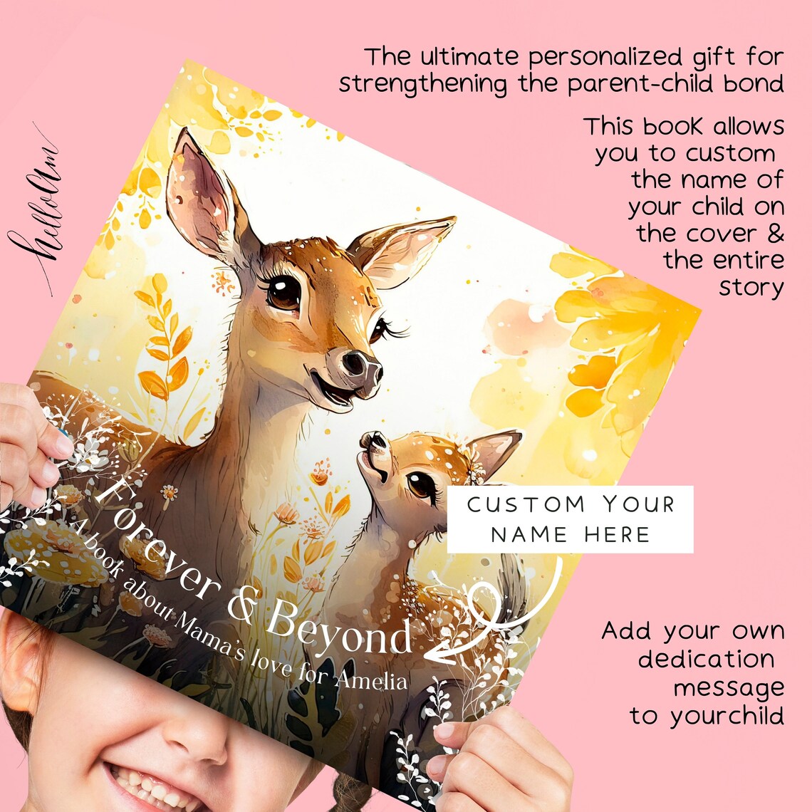 Personalized Book for Mom, Kids Gift Art Print - Image 4
