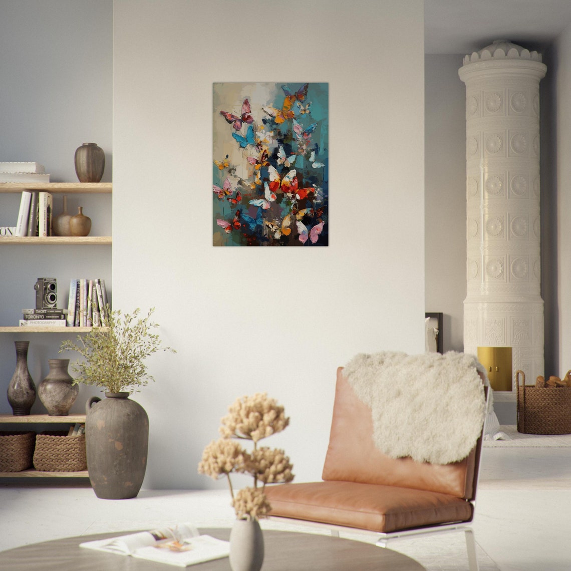 Colourful Museum Quality Butterfly Poster Print Modern Artwork For Your Living Space - Image 5