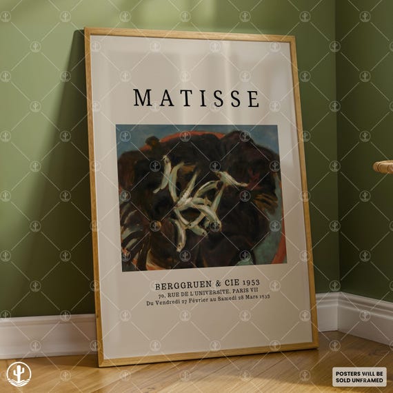 Henri Matisse Poster Wall Art Painting Landscape Prints Museum