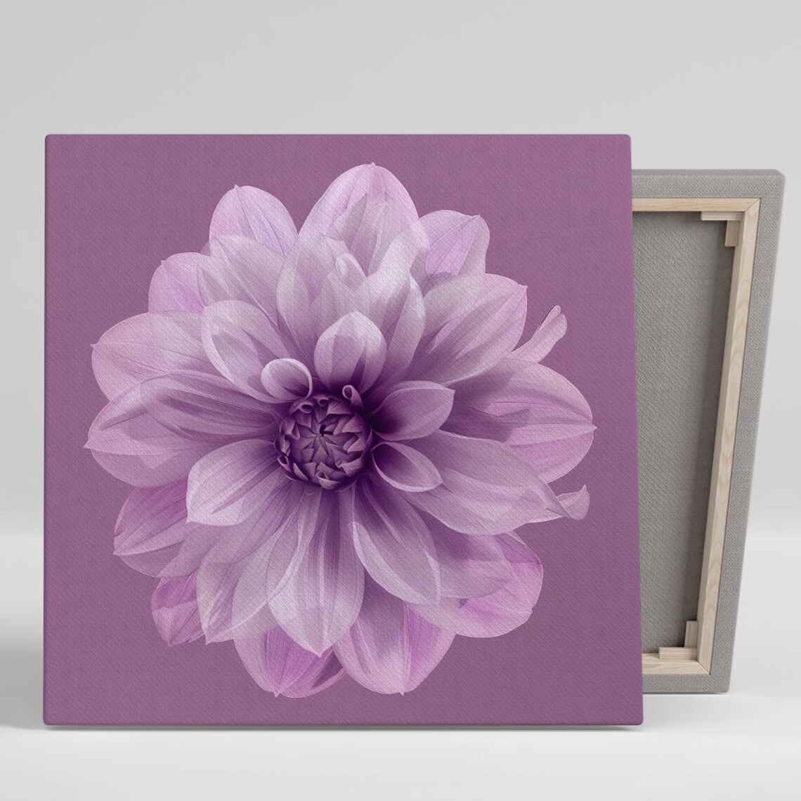 Dahlia Elegance Minimalist Floral Decor Art Print
