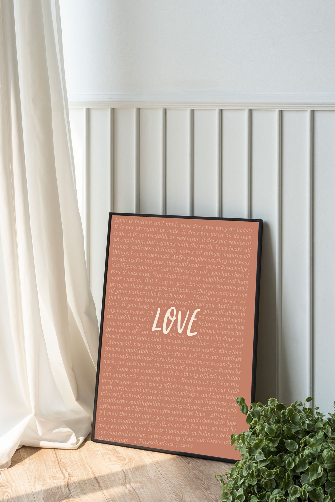 Love Fruit Of The Spirit Bible Verse Artwork Scripture Christian Poster Baby Nursery Home Decor Instant Print - Image 5