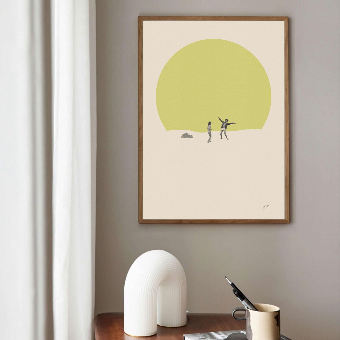 Moonrise Kingdom Inspired Poster, Minimalist Retro Print - Image 3
