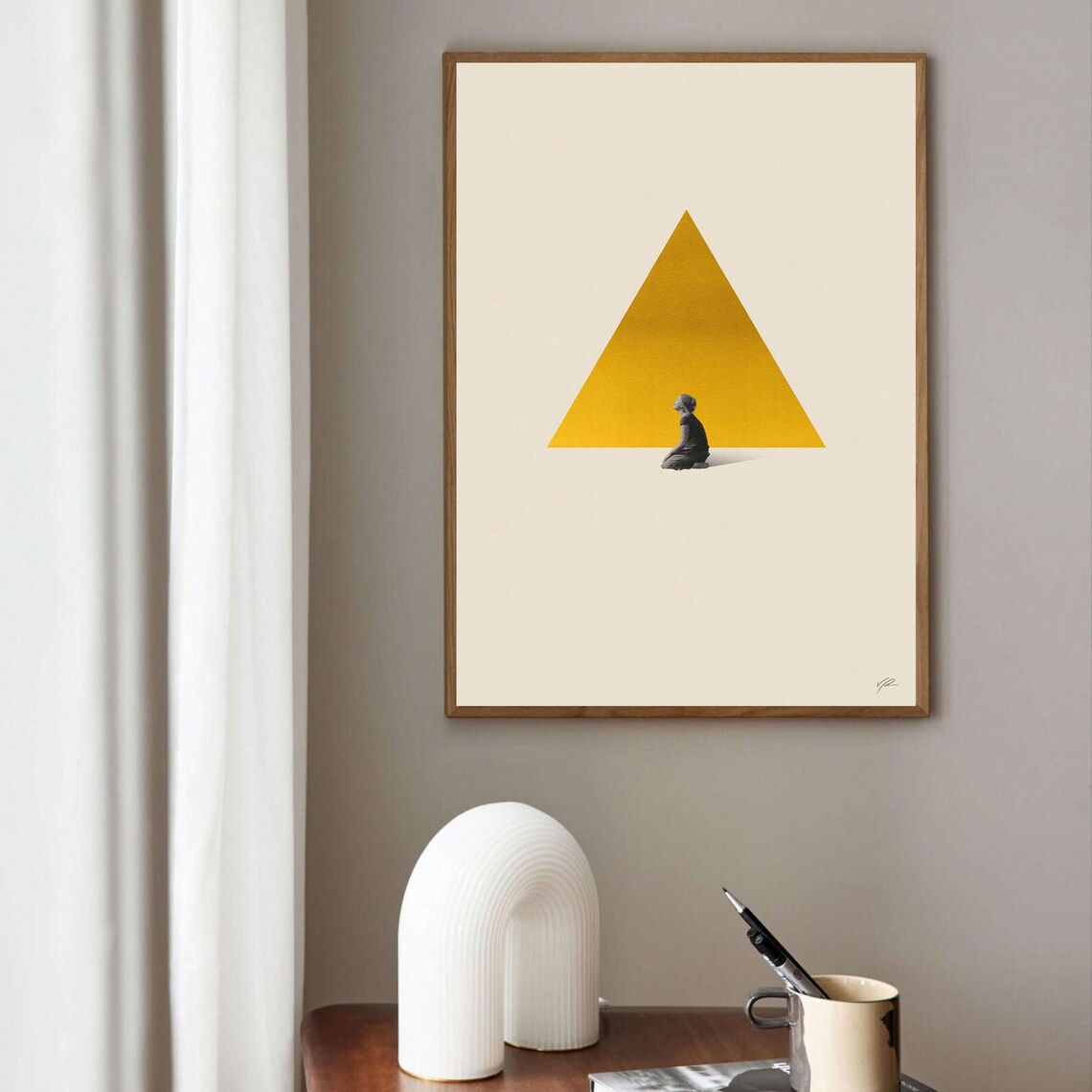 Midsommar-Inspired Minimalist Mid-Century Poster - Image 3