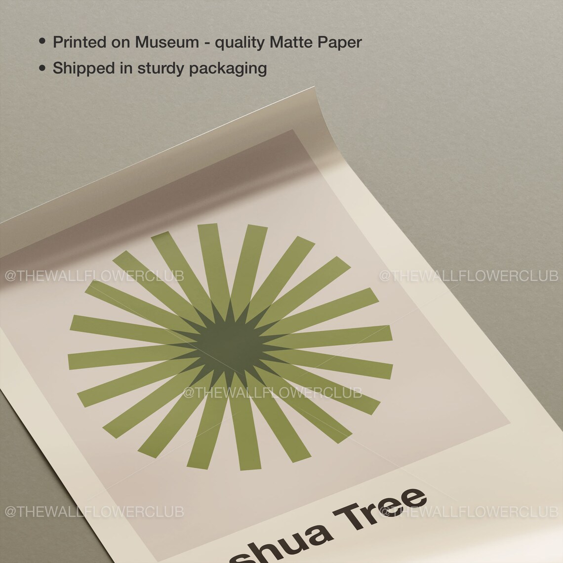 Joshua Tree National Park Mid-Century Travel Poster - Image 3