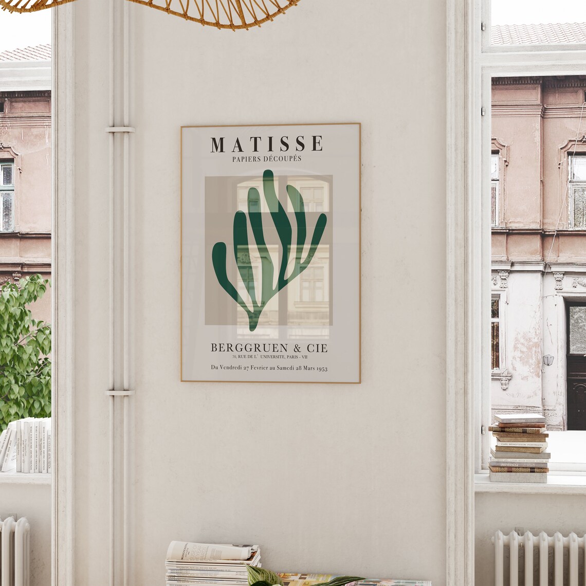 Matisse Papiers Decoupes Green Coral Cutout Exhibition Art Poster - Image 6