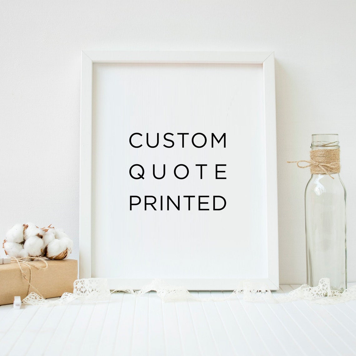 Custom Quote Print Framed Or Unframed Framed Poster Custom Print Quote Prints Custom Sign Personalized Prints Physical Print - Image 2