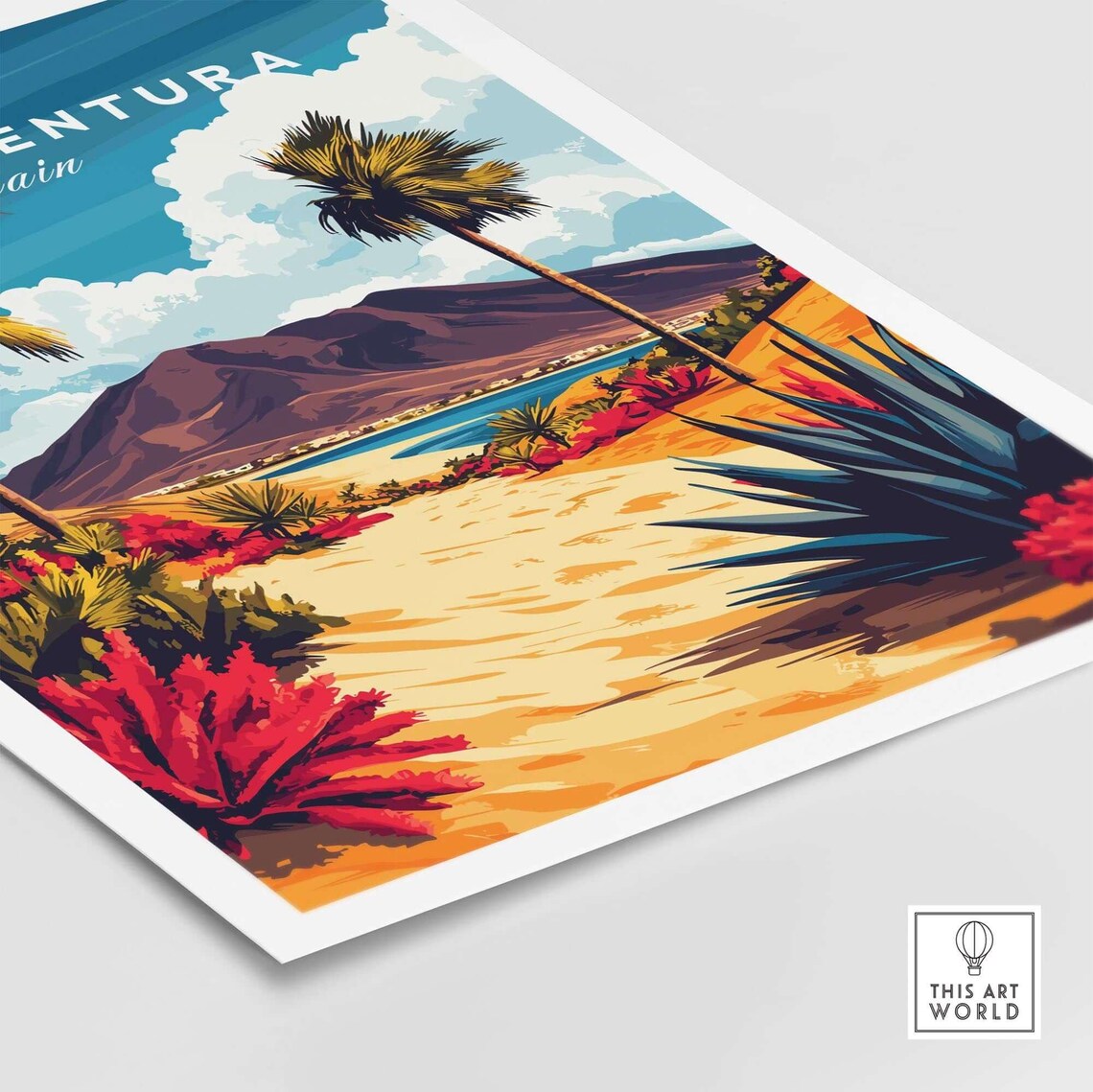 Fuerteventura Canary Islands Spain Travel Poster - Image 5