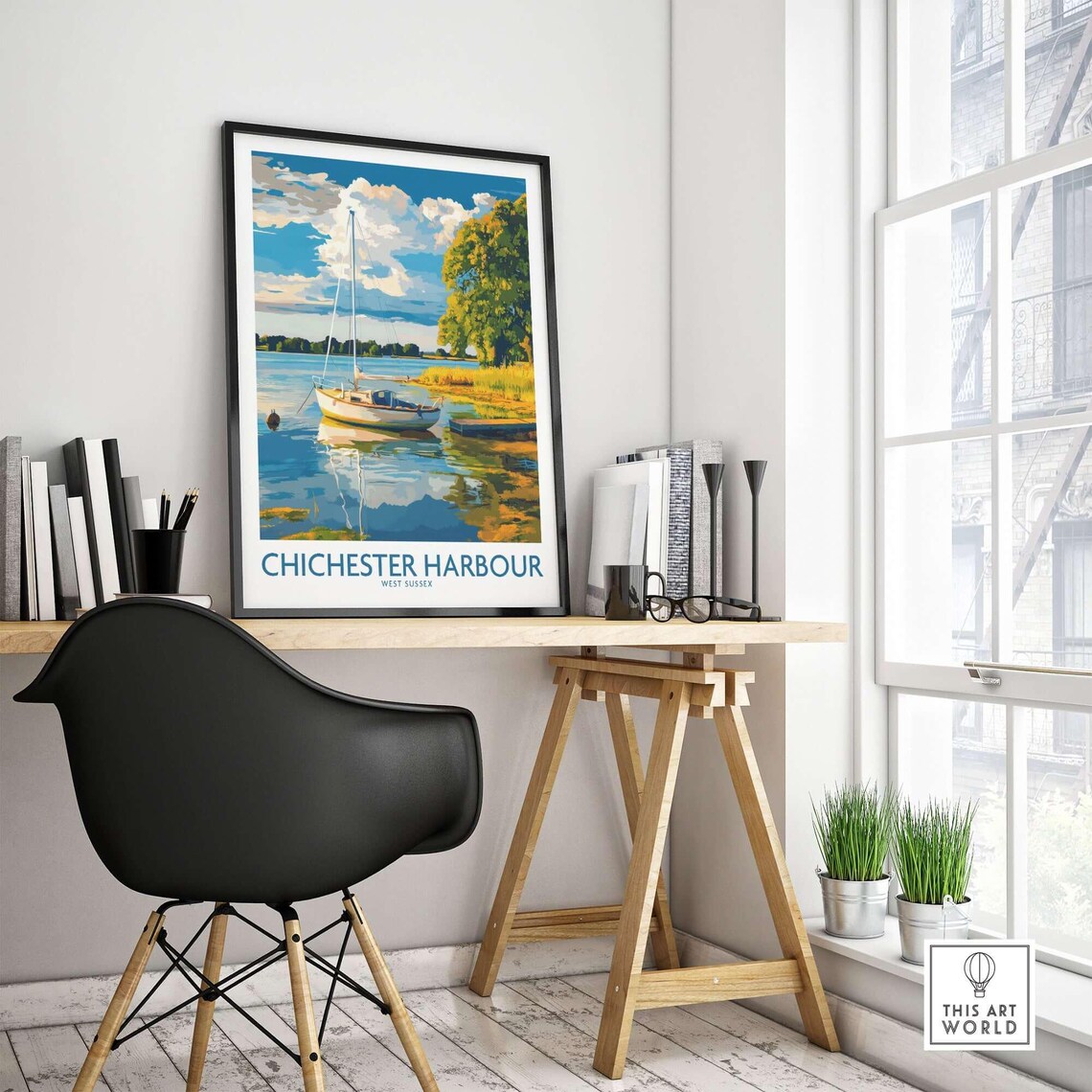 Chichester Harbour Poster, Chichester Decor - Image 4