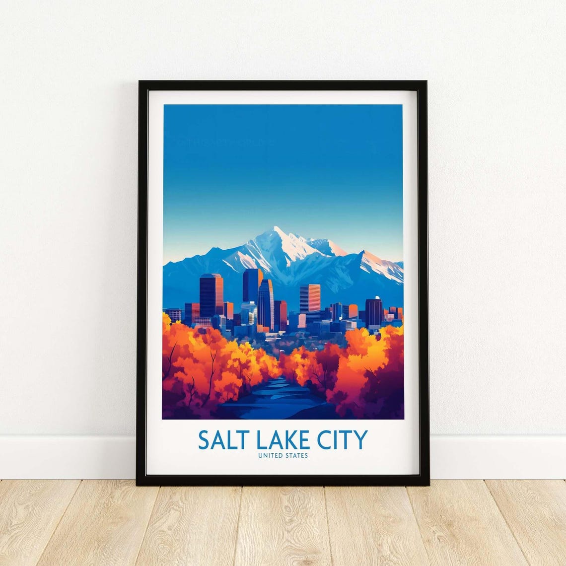 Salt Lake City Travel Poster, Utah Wall Decor - Image 5