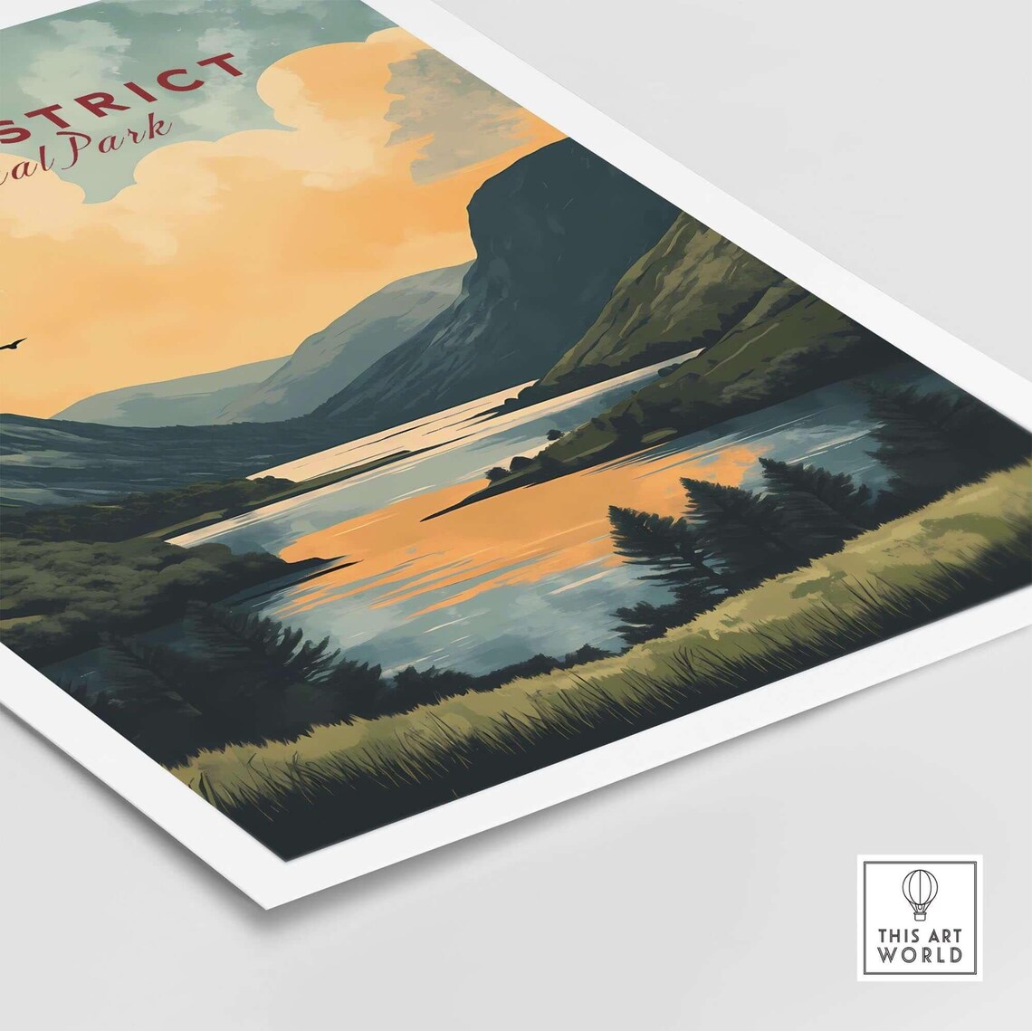 Peak District National Park Poster, Wall Art - Image 5