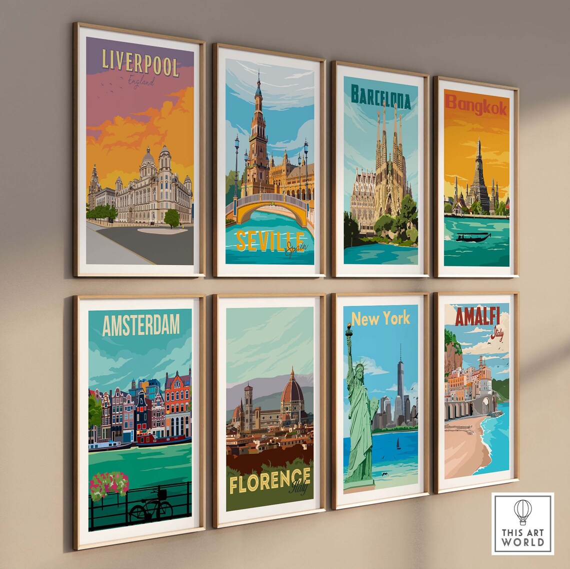 Liverpool Travel Poster, Liverpool England Art Print - Image 2